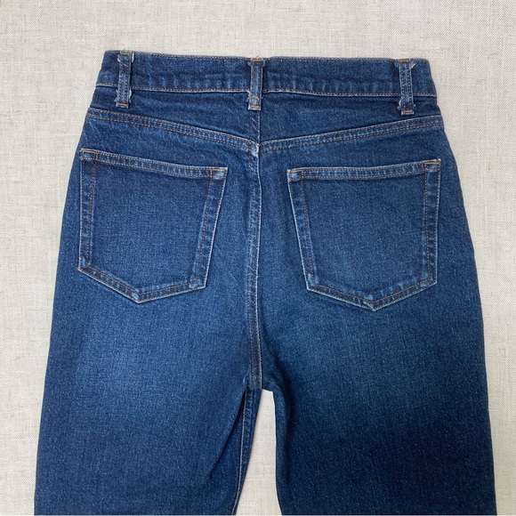 Reformation Jeans Peyton High Rise Bootcut in Aegean Dark Wash - Picture 12 of 12